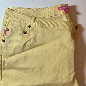 Woman Within Sunny Yellow Skinny Jeans